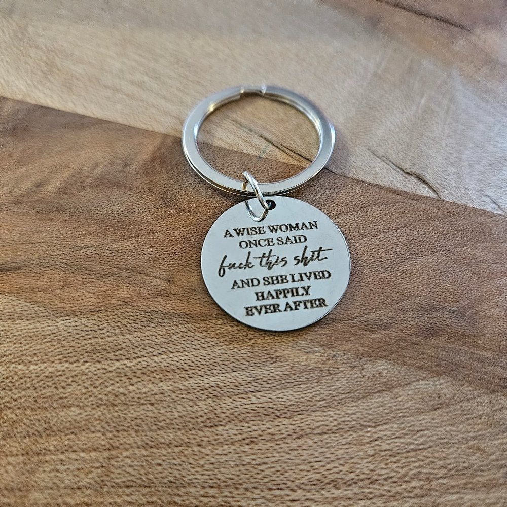 Wise woman keychain
